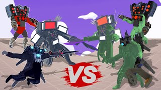 Every Alliance Titans Vs ITSELF Zombie Summoner | TABS  - Totally Accurate Battle Simulator