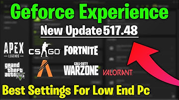 Nvidia Geforce Experience Software New Update 517.48 Best Setting For GAMING 2022