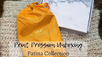 PRINT PRESSION UNBOXING | Patina Collection | Personal Rings