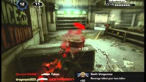Gears of War 3 team death match shotgun overkill