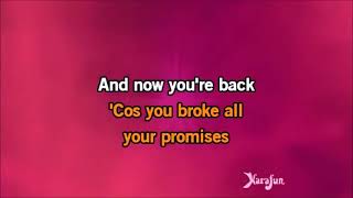 Christina Perri - Jar Of Hearts | Song With Karaoke Style Lyrics