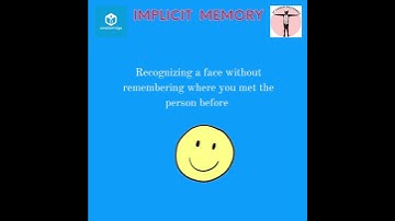 Implicit memory