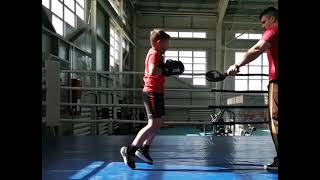 Индивидуальная работа с 8 летним боксёром БК "Полёт" Воротынск