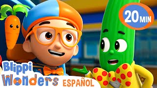 El Mundo de las Frutas y Verdura | Blippi Wonders | Videos educativos para niños