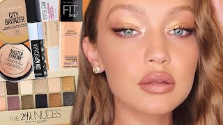This drugstore makeup tutorial is based off the look gigi hadid was
wearing vmas past week, it a golden, bronzed, luminous and used all...