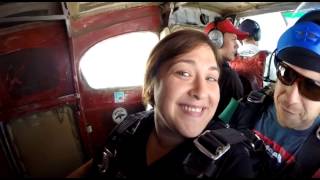 Skydive Moab - Julie's 1st Skydive!