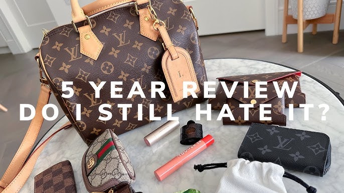 Louis Vuitton: 1 Year Review: Speedy 25 Damier Ebene 