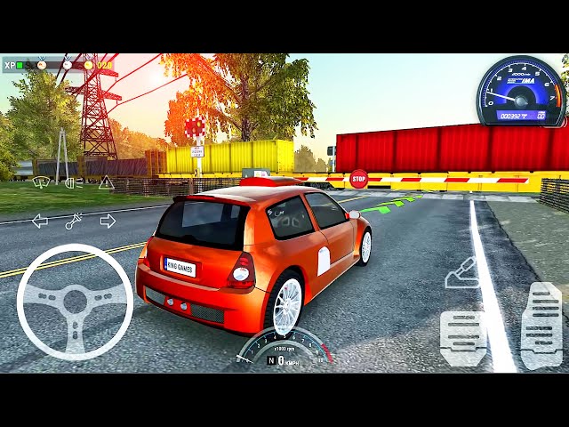 Car Driving School Simulator - Red Small Sedan & Green People Carrier Car  Driving School Parking #3