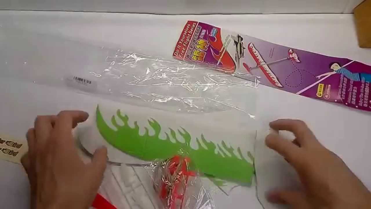 Резиномоторный планер / Посылка от магазина Banggood / Planes Powered ...