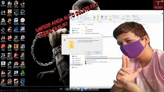 SOLUSI LAPTOP AUTO DELETE FILE!, KETIKA KLIK FOLDER LANGSUNG MINTA DELETE screenshot 2