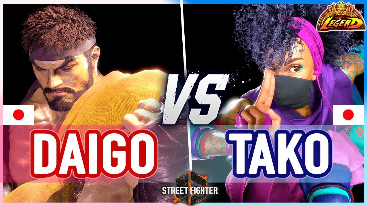 SF6 🔥 Daigo (Ryu) vs Tako (Kimberly) 🔥 Street Fighter 6