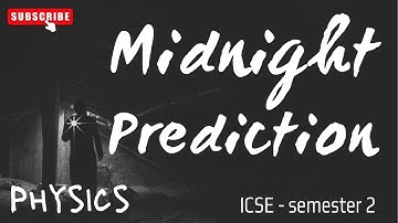 Prediction of questions at midnight few hours before exam