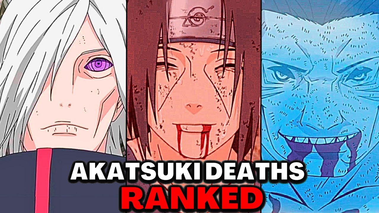 HOW AKATSUKI MEMBERS DIED  THE END OF AKATSUKI IN NARUTO 