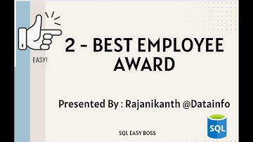 2."SQL Tutorial: Find Top Employee of the Month!"  #sql #sqltutorial