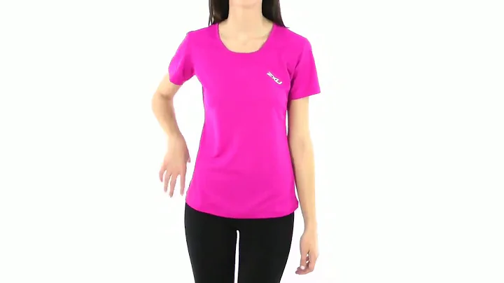 2XU Women's Ice X S/S Run Top | SwimOutlet.com