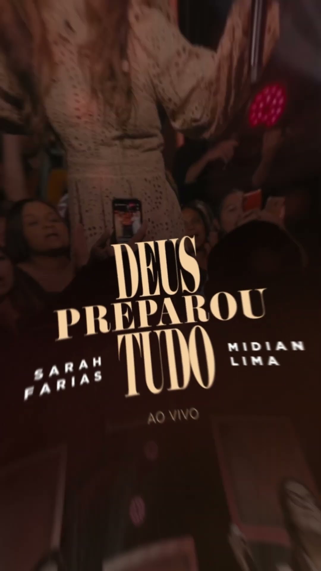 Faltam 2 dias para o lançamento do clipe “Deus Preparou Tudo” com Sarah Farias e Midian Lima ??