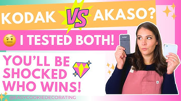 AKASO Projector for Cookie Decorating 🍪 Unboxing, Setup, & Kodak Luma Showdown!