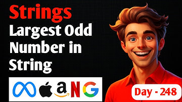 Leetcode 1903 Largest Odd Number in String | Crack TCS | Striver A2Z DSA Sheet | GFG + LeetCode