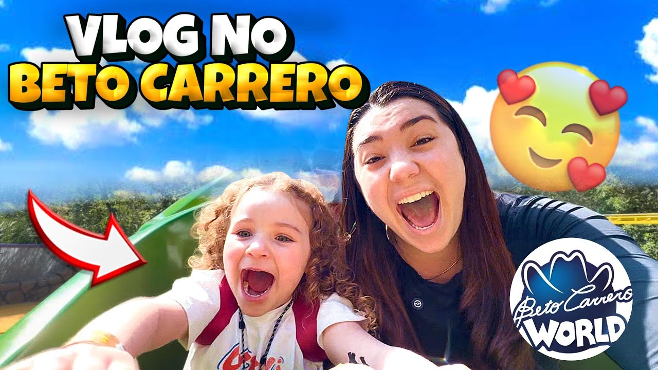 UM DIA NO BETO CARRERO COM A DIVA | *ela desmaiou na montanha russa?*