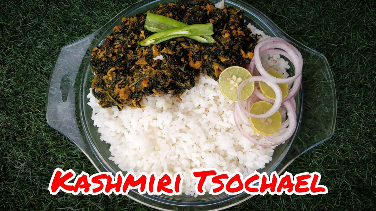 Kashmiri Tsochael || MALLOW || how to cook tsochael (mallow) || medicinal plant | souchael with eggs