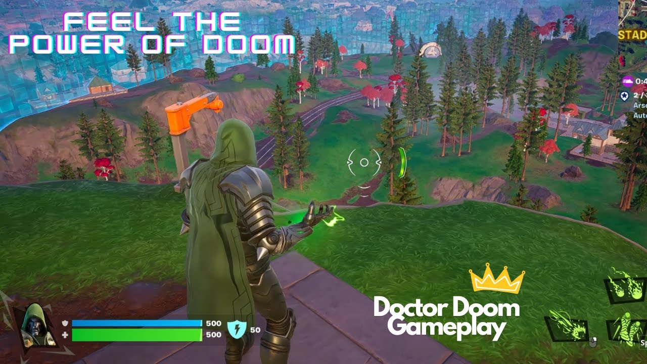 Fortnite, Victory with Doctor Von DOOM suit.