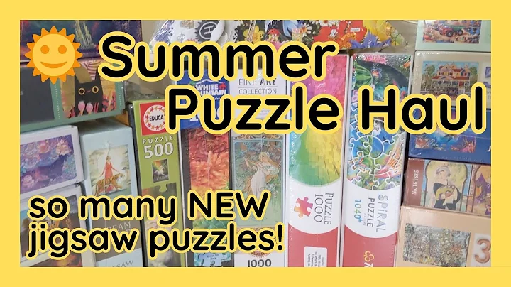 BIG Summer Jigsaw Puzzle Haul! How many puzzles did I get this summer?