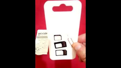 NOOSY Nano Sim Adapter Micro Sim and Nano Sim 3 in 1