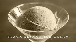 [No Music] How to make Black Sesame Ice Cream