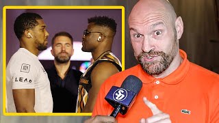 'ANTHONY JOSHUA IS NOT BACK!' - Tyson Fury HONEST on AJ, then HECKLES NGANNOU