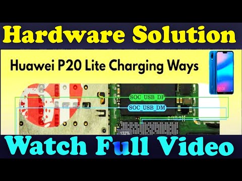 Huawei P20 Lite NOT Charging Problem Jumper Ways Repair Not Charging Problem #GSMFreeEquipment