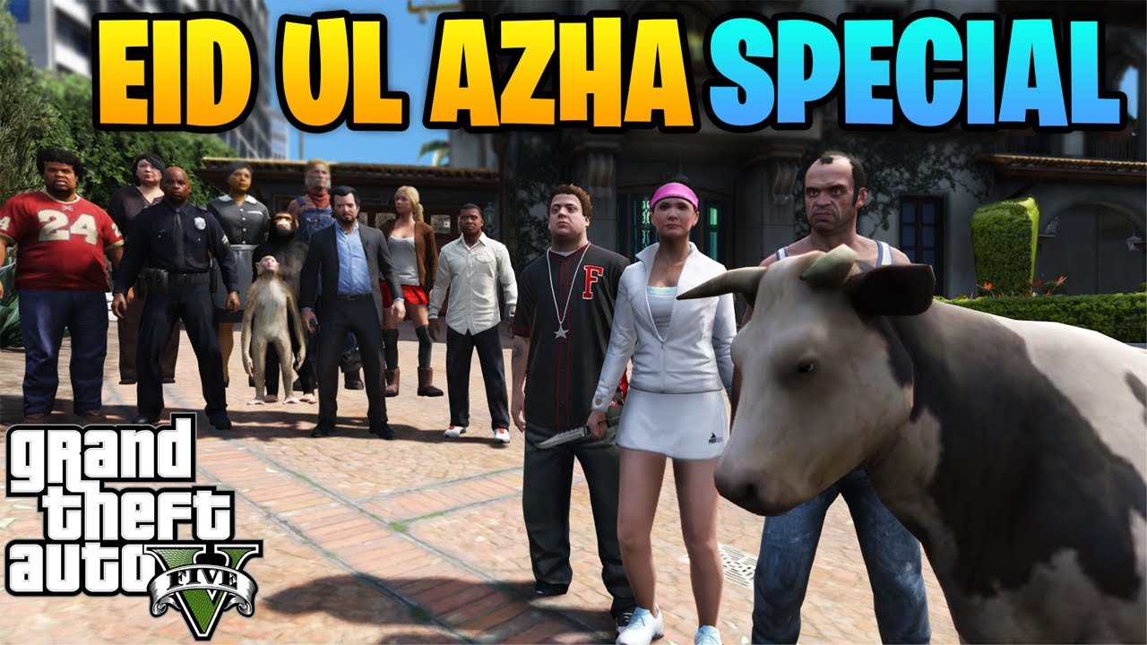 Eid Ul Azha Special With All Characters | EID MUBARAK | GTA 5 Pakistan Gameplay