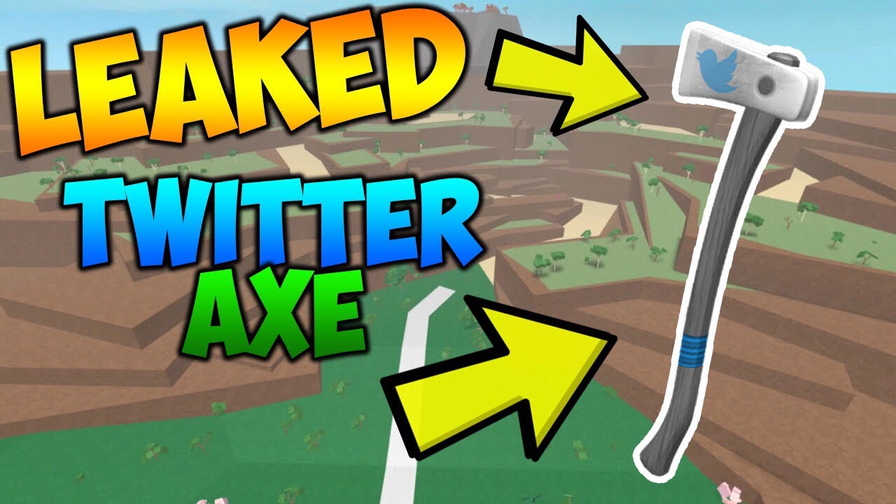 Roblox Lumber Tycoon 2 Twitter Axe Leaked Youtube - ice axe roblox