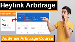 I Spend 1$ and Get 52$ By Using Facebook Ads On Google AdSense | AdSense Arbitrage  Adsense loading