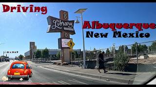 🇺🇸 Driving through Albuquerque NM on Route 66 (Central Avenue)