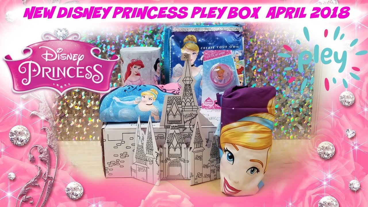 NEW DISNEY PLEY BOX CINDERELLA PRINCESS APRIL 2018 ~ KAWAII SQUISHIES ~