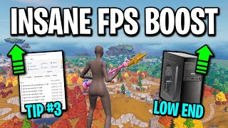 5 Quick Tips To BOOST FPS In Fortnite! (Low-End PC ✔️)