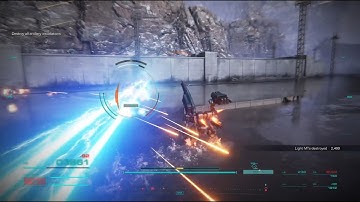 Armored Core 6 Armoury Mod Playthrough - Ch.1: Grid 135 Cleanup, Destroy Artillery Installations