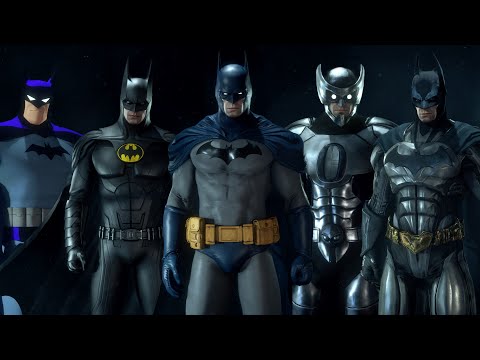 Batman Arkham Knight: Suit Ups Part 2 with DLC & Mod Skins
