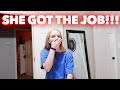 BRYLEIGH GOT THE JOB | Family 5 Vlogs