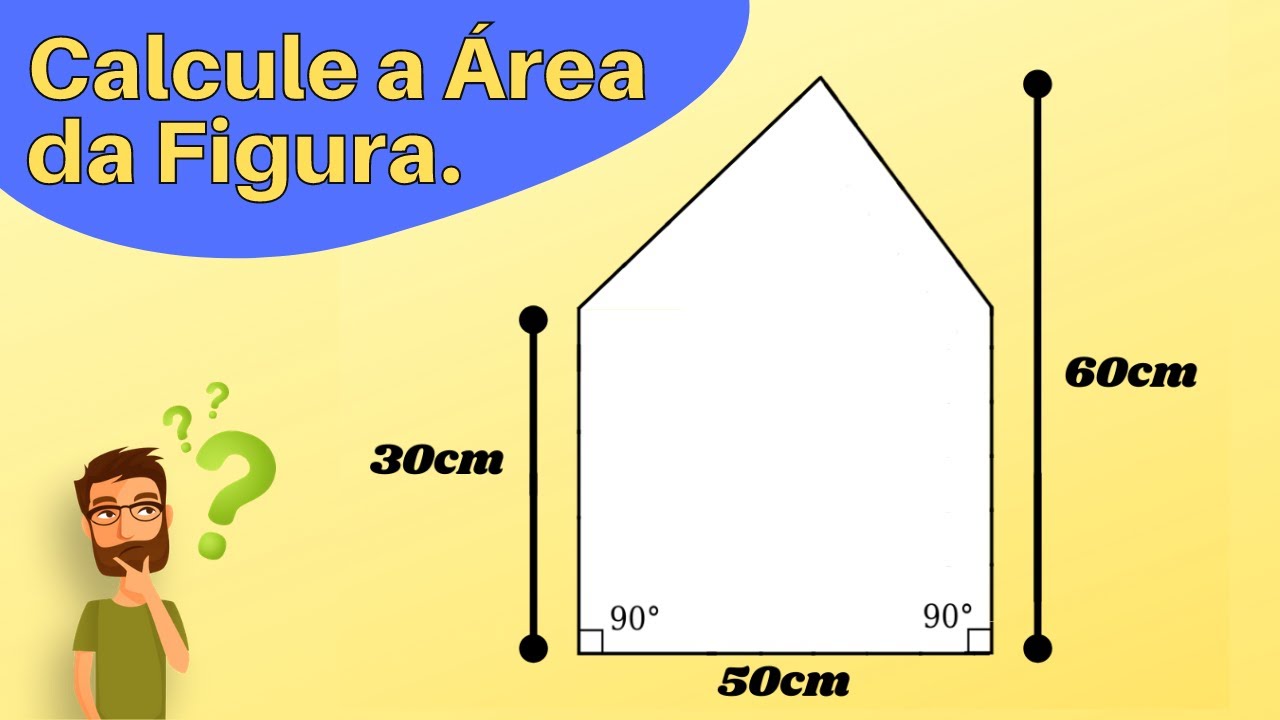 🔥Calcule a Área do Pentágono | Matemática Básica🔥