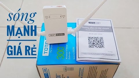 bộ kích sóng WIFI TOTOLINK EX200 có WPS
