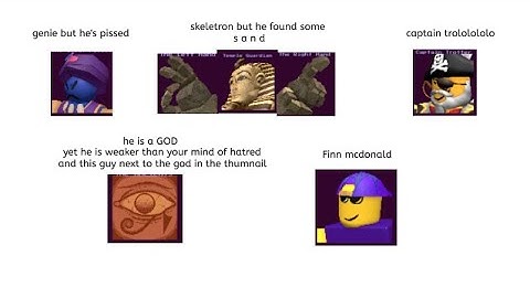 explain every boss in demo 4 in block tales in the worst way possible