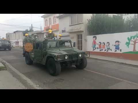 “Fuerza de Tarea Conjunta Popocatépetl”, realizan actividades de limpieza y recolección de ceniza