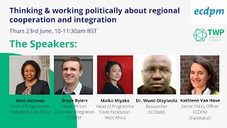 Webinar: Thinking and working politically about regional cooperation and integration