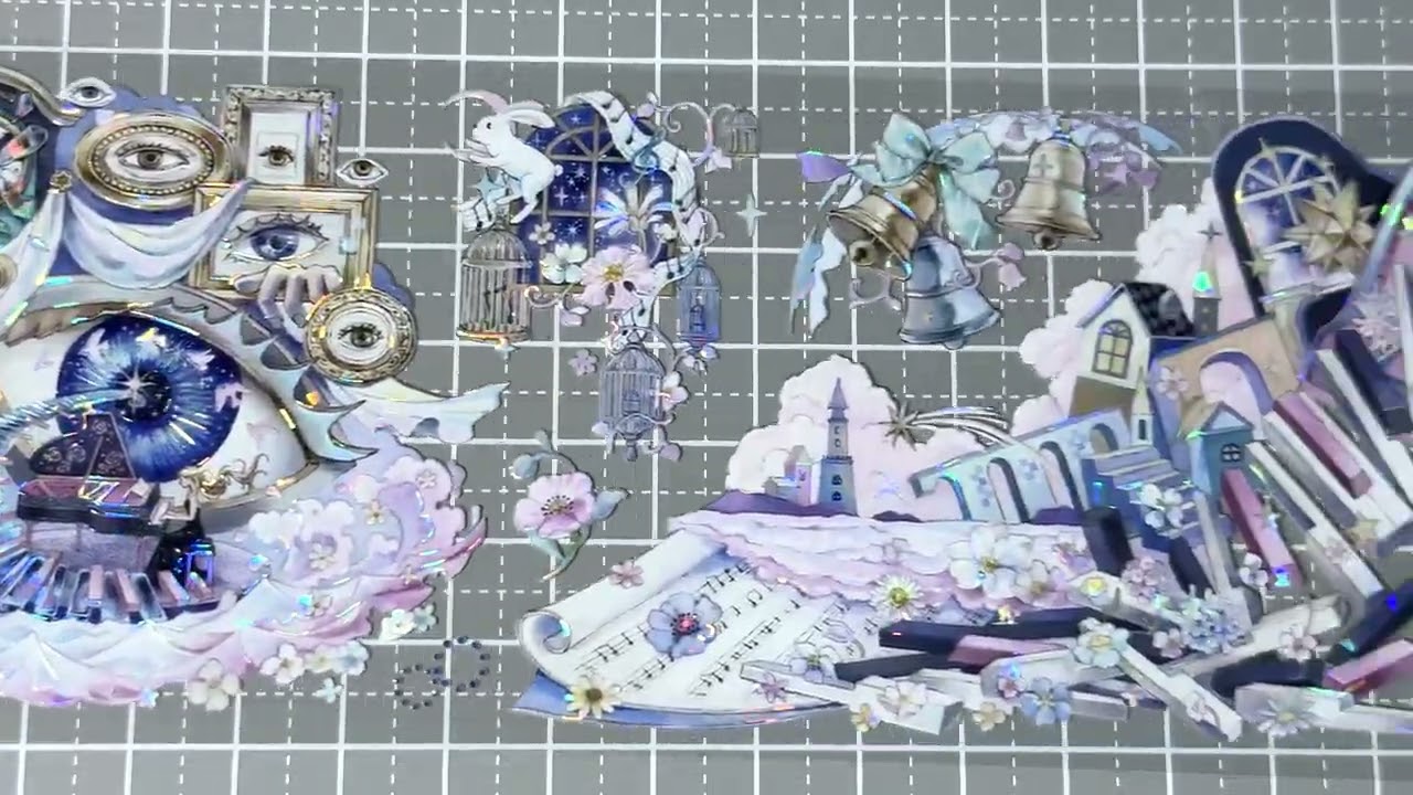studio6】PIANO -PET貝殻光 - 沼のオアシス 海外マステのカット販売店