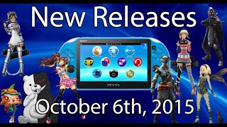 PlayStation Vita New Releases October 6th 2015 |PSVITA|