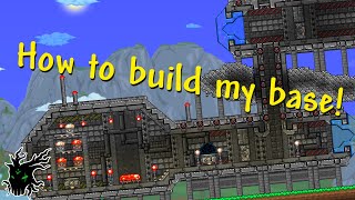 How to Build my Base on the Build Bunch! | Build Tips | Terraria 1.4
