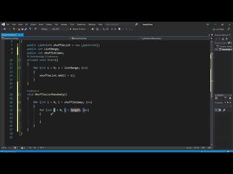 Randomizing/Shuffling the list without duplicates in Unity