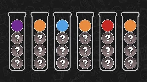 Ball Sort Puzzle Level 110 Solution