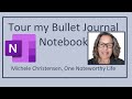 Tour My Bullet Journal - inspired OneNote Notebook! | Digital Planning | Life Management | planner